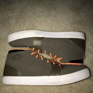 Air Jordan V1 1 Chukka Brown Orangered Size 9